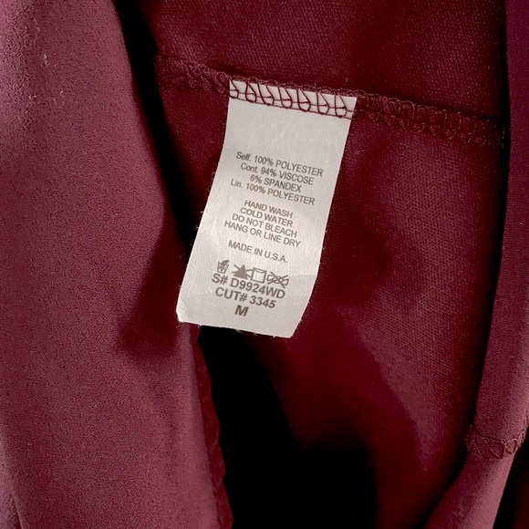 Coveted Clothing Sheer Maxi Dress ✨ Gold+Burgundy - Picture 5 of 6